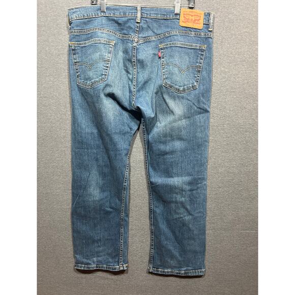 Levi 569 Mens Relaxed Straight Jenas Size 36 (Waist & Length Has Been Adjusted) - Picture 2 of 8